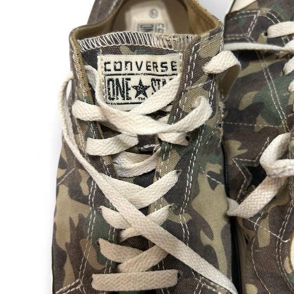 Converse Other - Converse Green Camouflage Sneakers